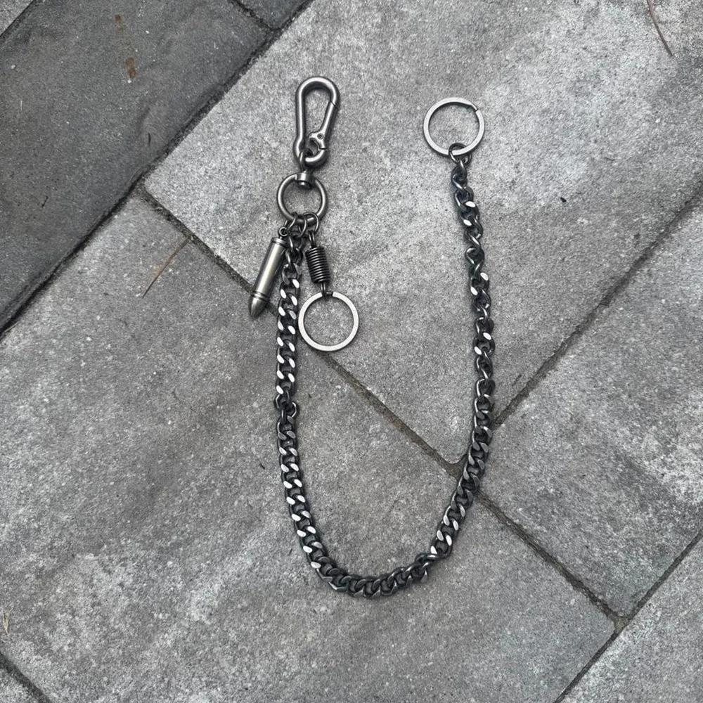 Silver bullet Wallet Chain